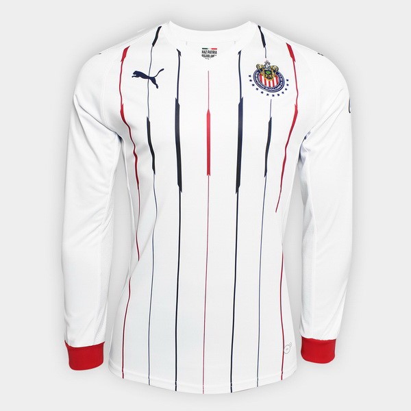 Camiseta CD Guadalajara Replica Segunda Ropa ML 2018/19 Blanco